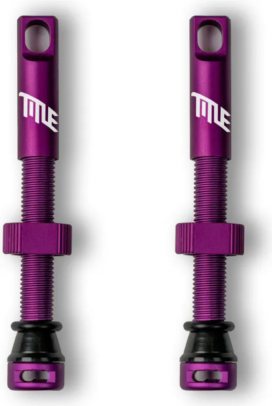 Title MTB Tubeless Ventil-Set - lila | SV | 44 mm Neu Im Sortiment