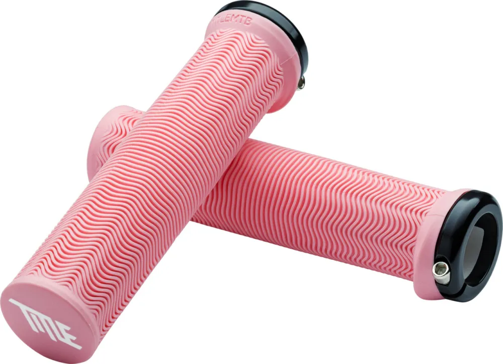 Title MTB LO1 Lock-On Lenkergriffe - pink | 135 mm Zertifiziert