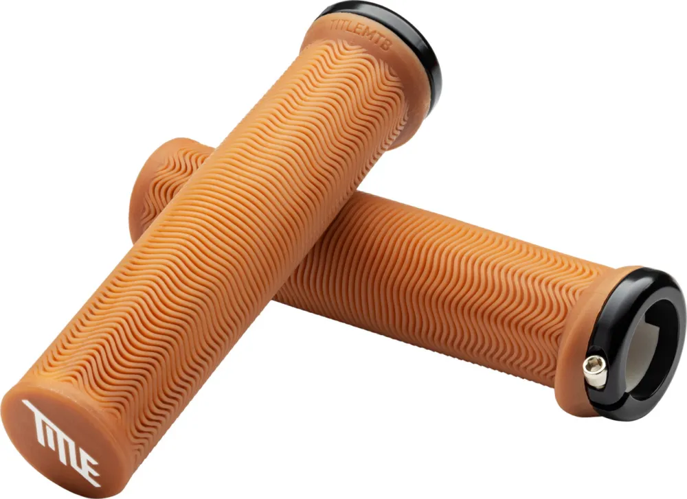 Geprüft Title MTB LO1 Lock-On Lenkergriffe - tan | 135 mm