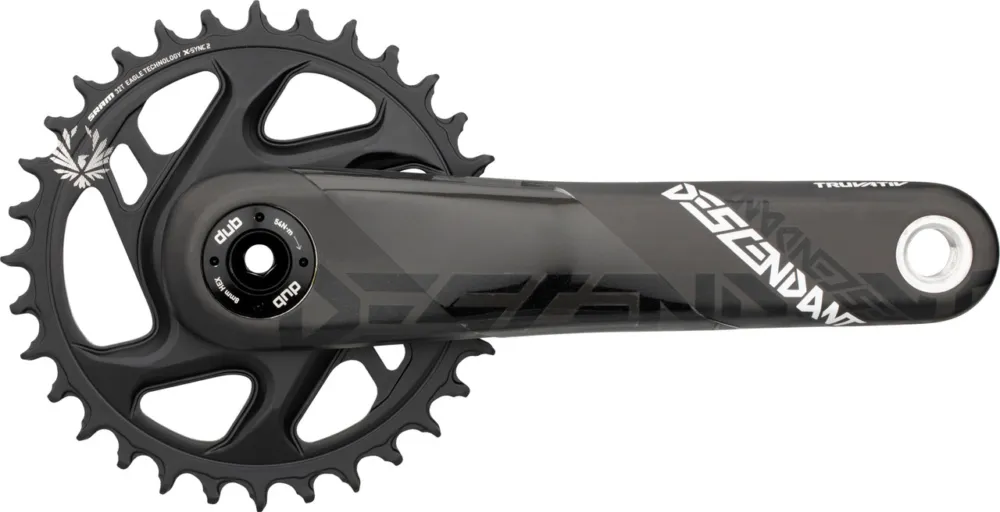 Günstig Truvativ Descendant Carbon Eagle Direct Mount DUB 12-fach Kurbelgarnitur - black | 170,0 mm | 32