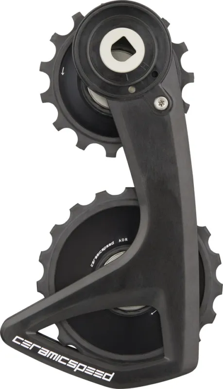 Kostenfreie Lieferung CeramicSpeed OSPW RS Alpha Schalträdchen-System für SRAM RED AXS / Force AXS - black | 15 Zähne (Leitrolle )/19 Zähne (Spannrolle )
