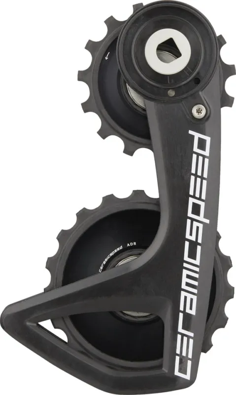 Neue Ware CeramicSpeed OSPW RS Alpha Schalträdchen-System für SRAM RED AXS / Force AXS - team edition-black | 15 Zähne (Leitrolle )/19 Zähne (Spannrolle )