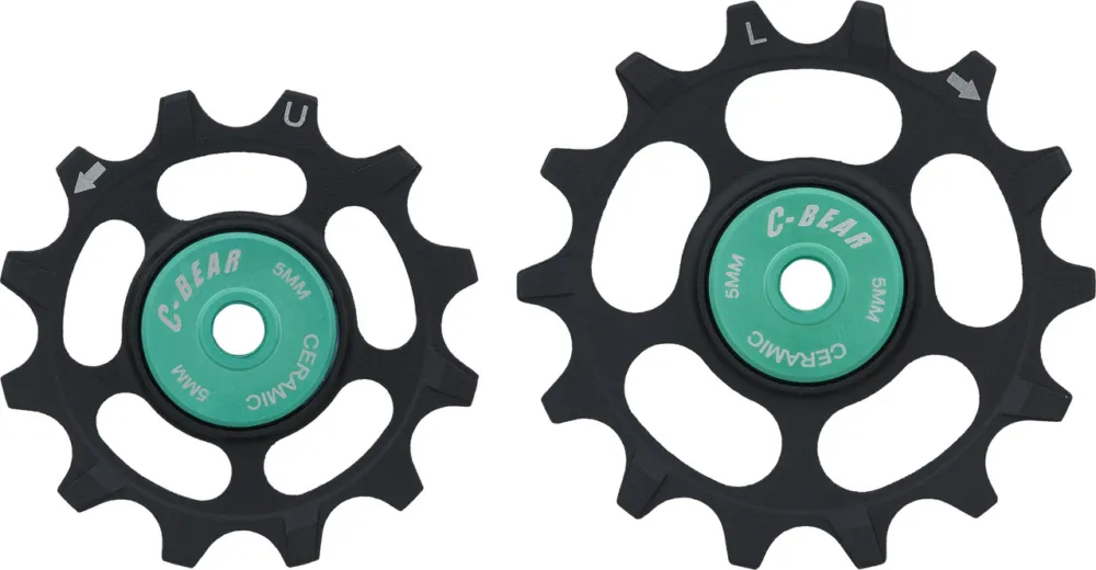 Kostenloser Rückversand C-BEAR Schalträdchen SRAM Eagle 12-fach - schwarz | 12 Zähne (Leitrolle )/14 Zähne (Spannrolle )