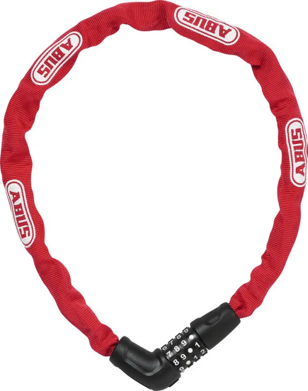 Bestpreis ABUS Steel-O-Chain 5805 C Kettenschloss - red | 75 cm