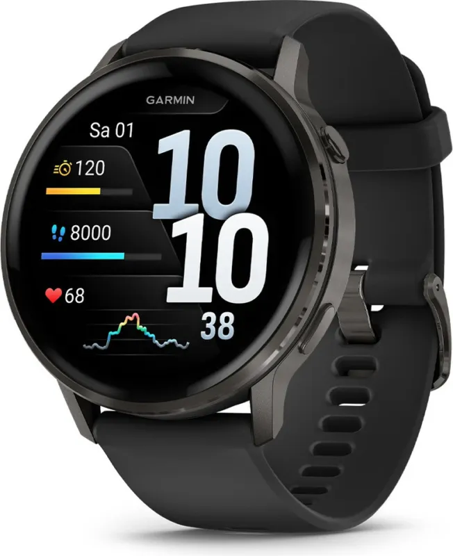 Garmin Venu 4 – 45 mm Multisport-Smartwatch - schwarz-schiefergrau Angebot