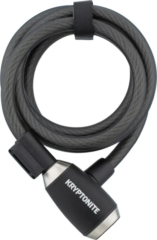 Kostenfreie Lieferung Kryptonite KryptoFlex 1218 Key Cable Kabelschloss - schwarz