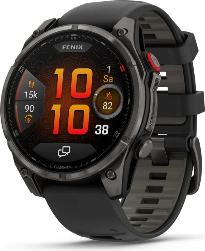 Garmin Fenix 8 Pro – 47 mm Amoled Sapphire Titan GPS Multisport Smartwatch - schwarz-carbongrau Schnäppchen