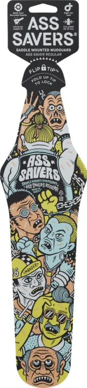 ASS SAVERS Regular Schutzblech - monster mayhem | 105 mm Zertifiziert