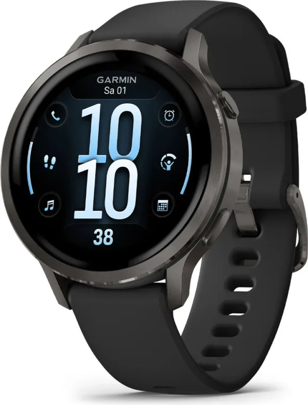 Garmin Venu 4 – 41 mm Multisport-Smartwatch - schwarz-schiefergrau Sichere Zahlung