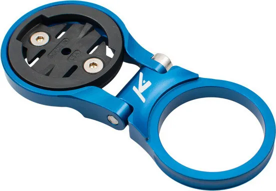 K-EDGE Vorbauhalterung für Garmin Edge und Forerunner verstellbar - blue Super-Preis