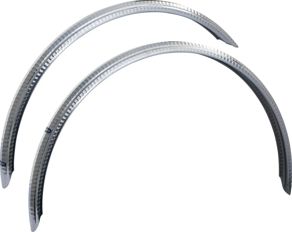 Honjo H47 Schutzblech Set VR + HR - smooth fluted-aluminium | 48 mm / 27,5" Sonderaktion