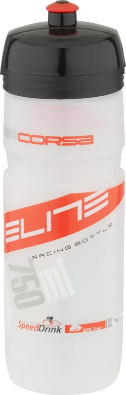 Nur Heute Elite Super Corsa Trinkflasche 750 ml - transparent-rot | 750 ml