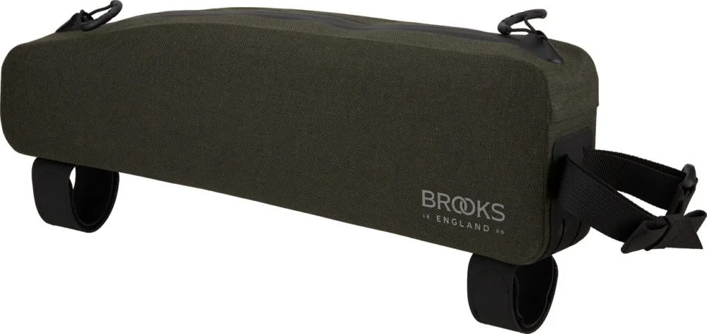 Brooks Scape Top Tube Bag Long Oberrohrtasche - mud green | 1500 ml Neue Kollektion