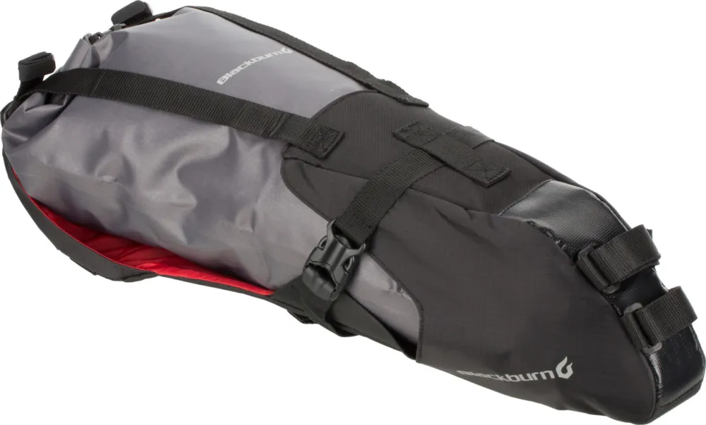 Schnäppchen Blackburn Outpost Seat Pack Satteltasche + Drybag Packtasche - schwarz-grau | 11000 ml