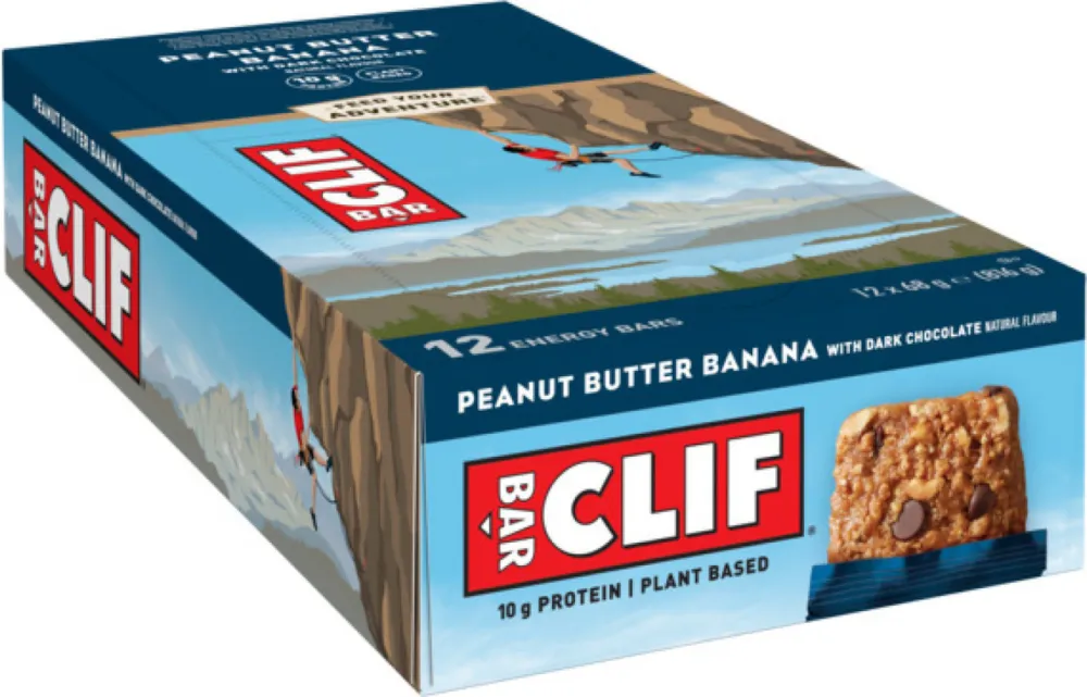 Zertifiziert CLIF Bar Energieriegel - 12 Stück - peanut butter banana | peanut butter banana