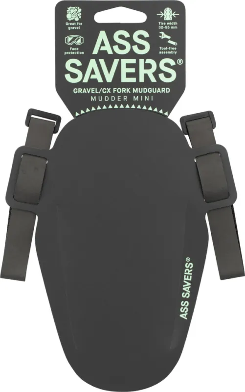 Gratis Versand ASS SAVERS Mudder Mini Schutzblech - black | 90 mm