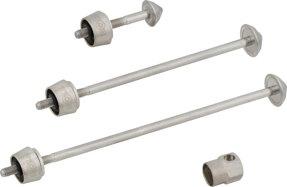 Meistverkauft Pitlock Sicherung Set 02 Vorderrad + Hinterrad + Sattelstütze - silber