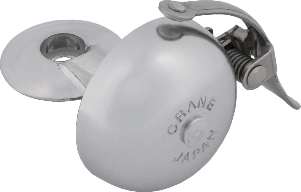 Crane Bells Mini Suzu Ahead Fahrradklingel - silver Günstig