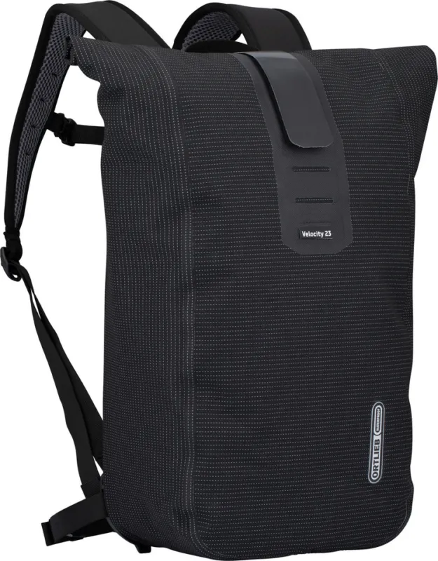 ORTLIEB Velocity High Visibility 23 L Rucksack - black reflective | 23000 ml Geprüft