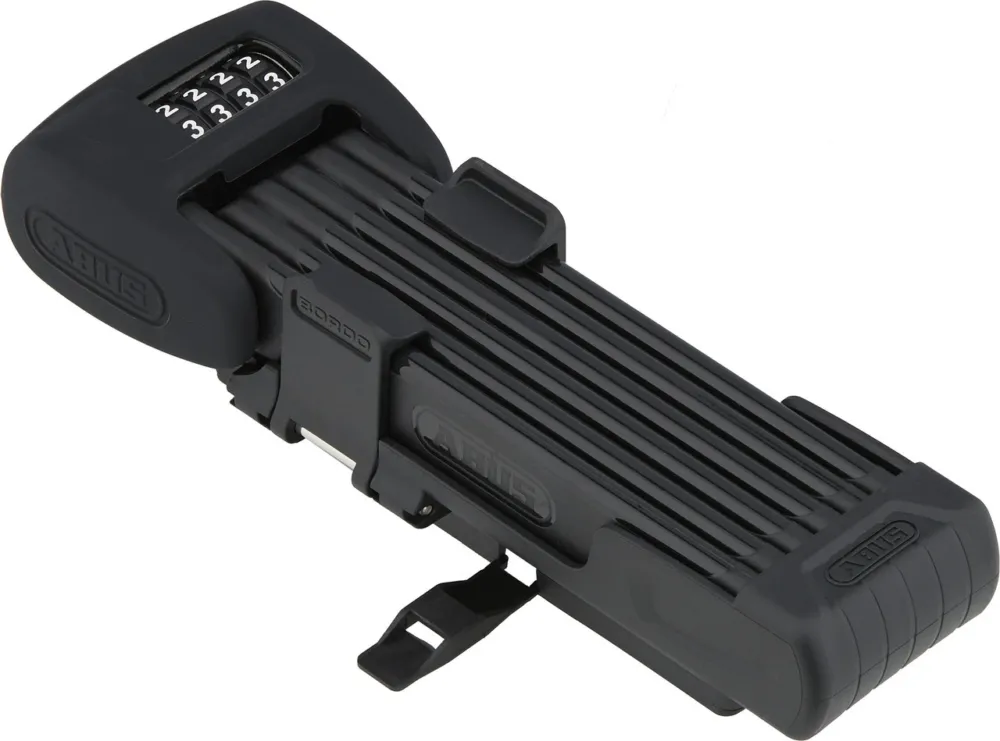 Preiswert ABUS Bordo Combo 6000C LED Faltschloss mit SH Halter - black | 90 cm