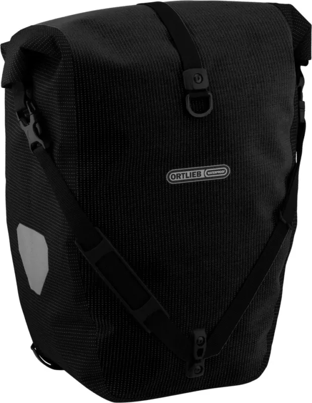 ORTLIEB Back-Roller High-Vis Fahrradtasche - schwarz-reflex | 20000 ml Neuheit