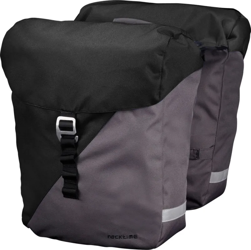 Beliebt Racktime Vida Fahrradtasche - carbon black-stone grey | 24500 ml