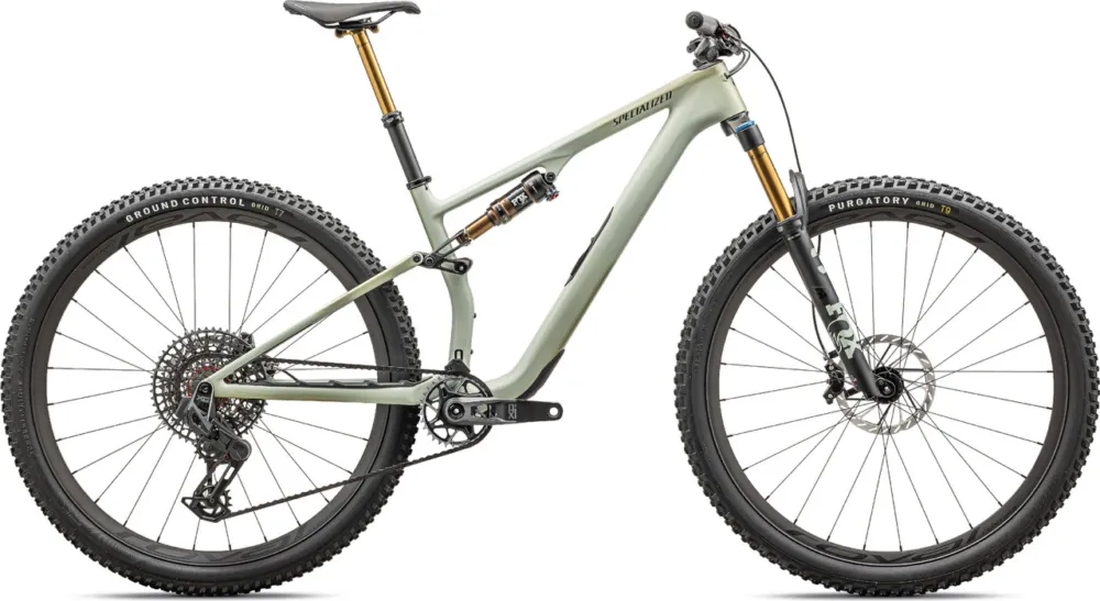 Specialized Epic 8 Evo Pro Carbon 29" Mountainbike - satin forest green-spruce-metallic spruce | 130 mm | 170,0 mm | 44 mm | 29" | S Neue Ware