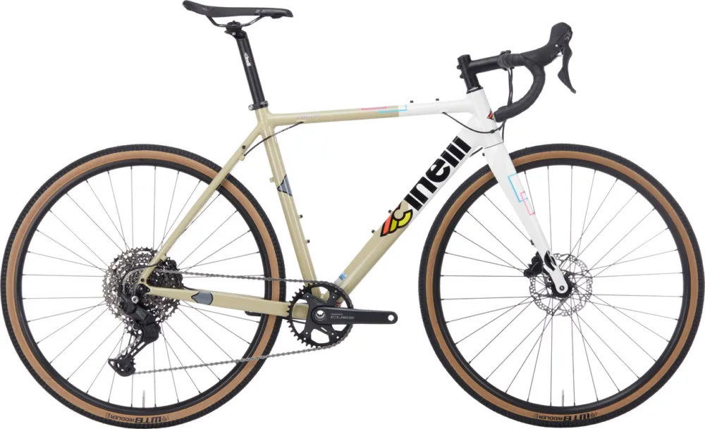 Sonderaktion Cinelli Zydeco Shimano CUES 1x11 Gravelbike - sage rover-white | 28" | S | 47 mm