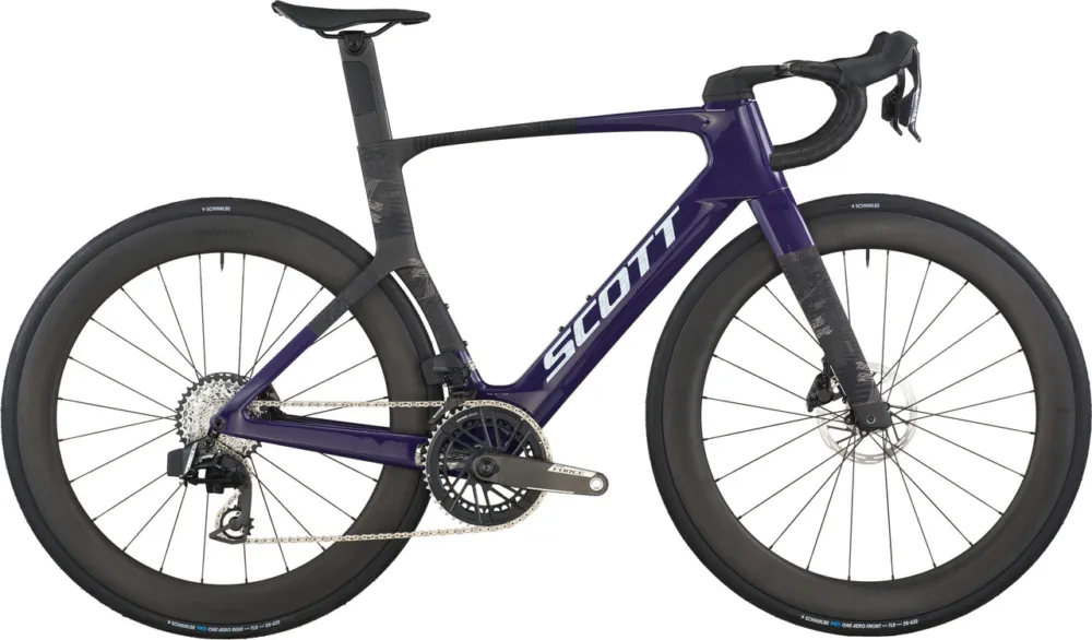Online Kaufen Scott Foil RC Team Carbon Rennrad - grape purple-carbon black | 45 mm | 28" | L