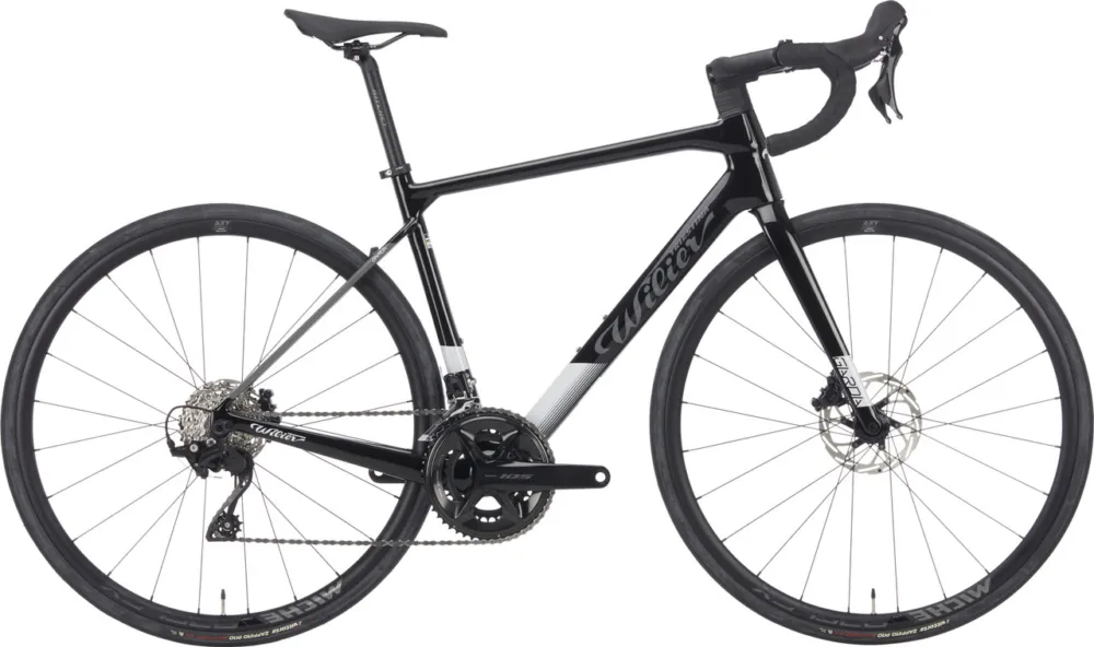 Highlight Wilier Garda Shimano 105 Carbon Rennrad - black-grey | 28" | M