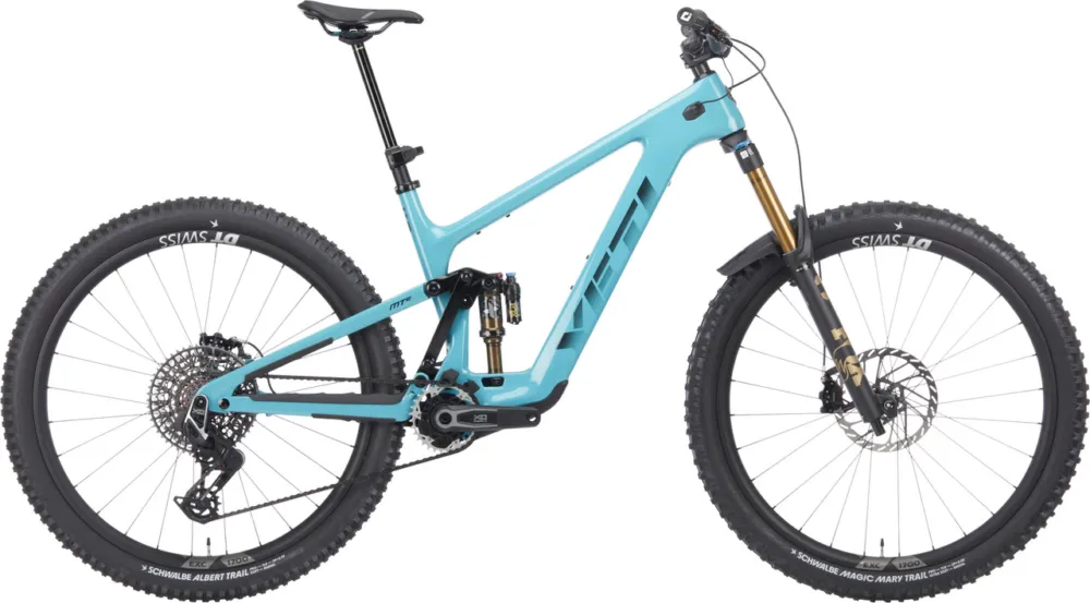 Meistverkauft Yeti Cycles MTe T3 X0 AXS Carbon 29" E-Mountainbike - turquoise | 160 mm | 160,0 mm | 44 mm | XL | 29"