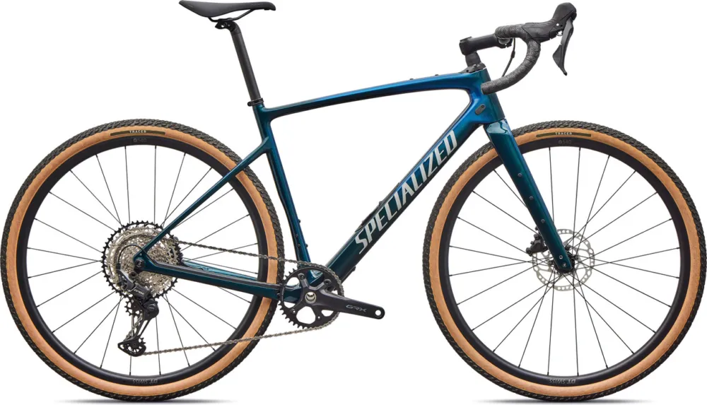 Specialized Diverge 4 Sport Carbon 28" Gravelbike - emerald metallic-silver dust | 175,0 mm | XXL | 55 mm | 28" Sichere Zahlung