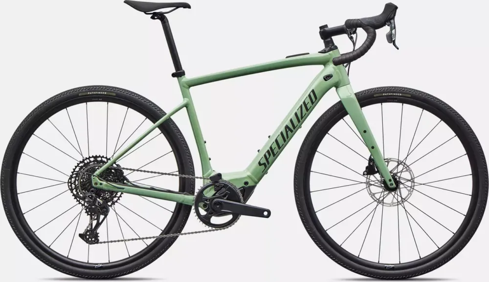 Specialized Turbo Creo 2 Comp E-Gravelbike - gloss pistachio-smoke | 28" | 55 mm | S | 170,0 mm Markenprodukt