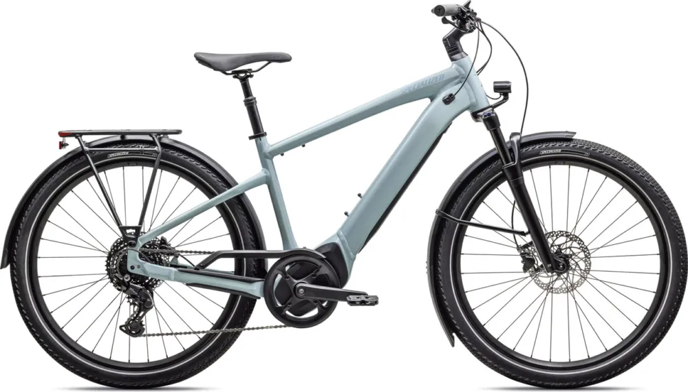 Specialized Turbo Vado 4.0 27,5" E-Trekking-Bike - gloss seafoam-lapis pearl-glacial metallic | 170,0 mm | 44 mm | L | 27,5" (650B) Meistverkauft