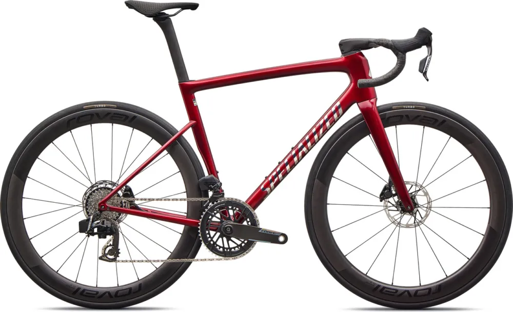 Specialized Tarmac SL8 Pro Force AXS 28" Carbon Rennrad - gloss red sky-chrome | 47 mm | 165,0 mm | 28" | XXS Neu Im Sortiment