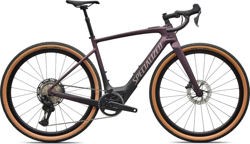 Super-Preis Specialized Turbo Creo 2 Expert Di2 Carbon 28" E-Gravelbike - satin nebula metallic-bordeaux metallic dry impasto-desert metallic | 170,0 mm | 28" | S | 55 mm