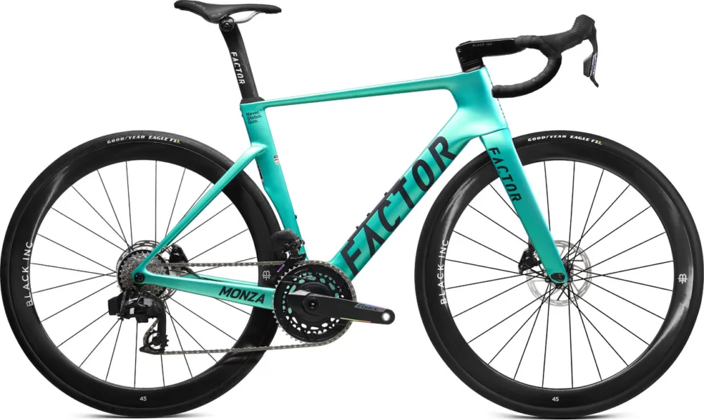 Gratis Versand Factor MONZA Force PM Carbon Rennrad 28" - steel green | 28" | XL