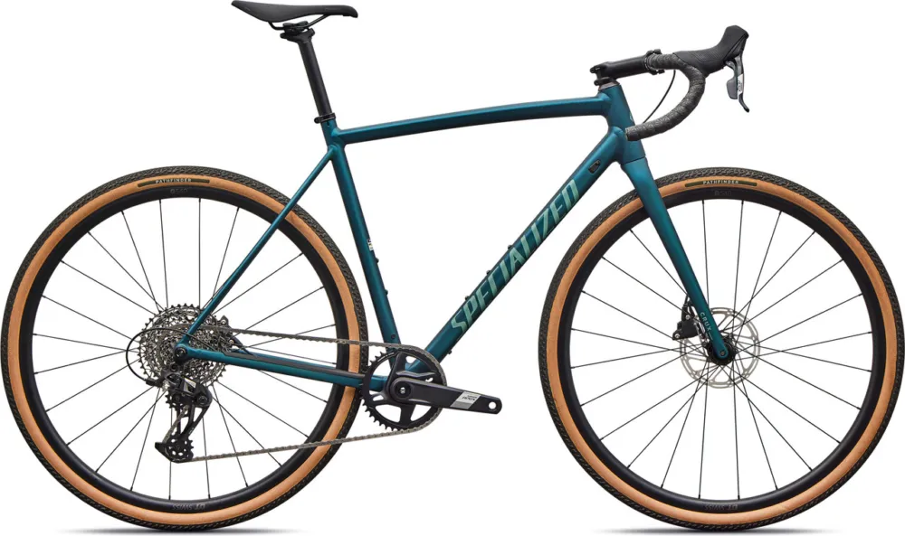 Specialized Crux DSW Comp 28" Gravelbike - emerald metallic-fjord metallic | 172,5 mm | M | 28" | 50 mm Online Kaufen