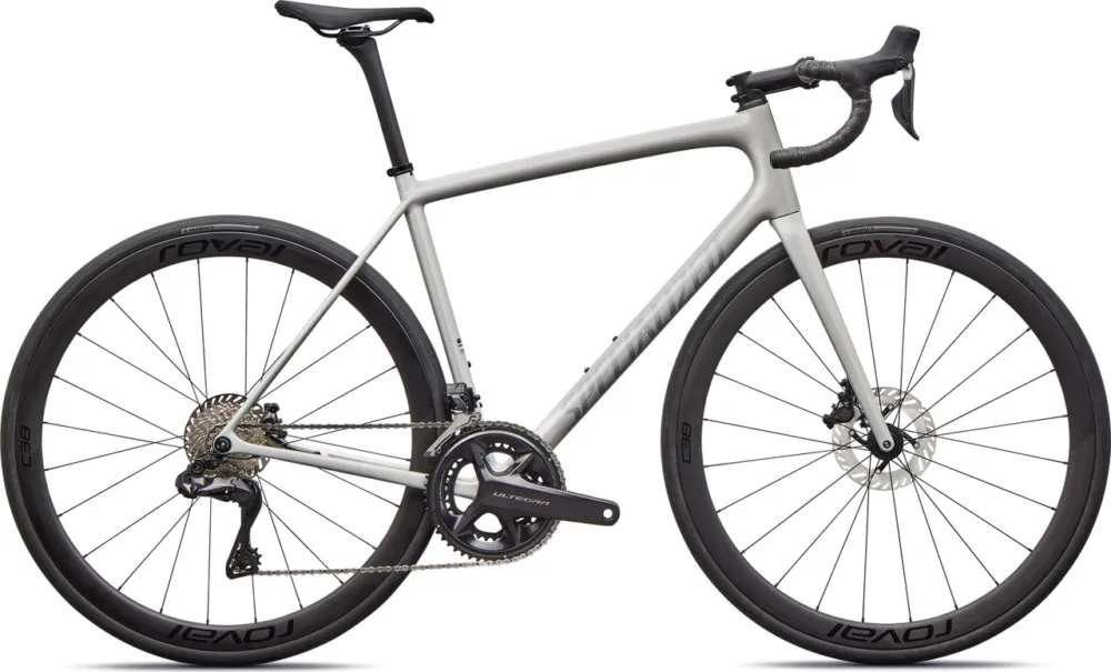 Letzte Chance Specialized Aethos Expert Di2 28" Carbon Rennrad - gloss dolomite metallic-blue pearl over shadow silver | XXL | 28" | 175,0 mm