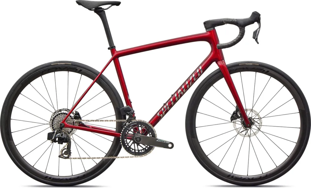 Specialized Aethos Pro AXS Carbon 28" Rennrad - gloss red sky-chrome | 172,5 mm | 47 mm | L | 28" Bestseller