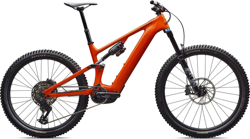 Must-Have Specialized Turbo Levo 4 Comp Carbon 29"/27,5" - gloss orange tint over silver dust-dark navy | 160 mm | 44 mm | 155,0 mm | 29" (VR)/27,5" (HR) | XXL