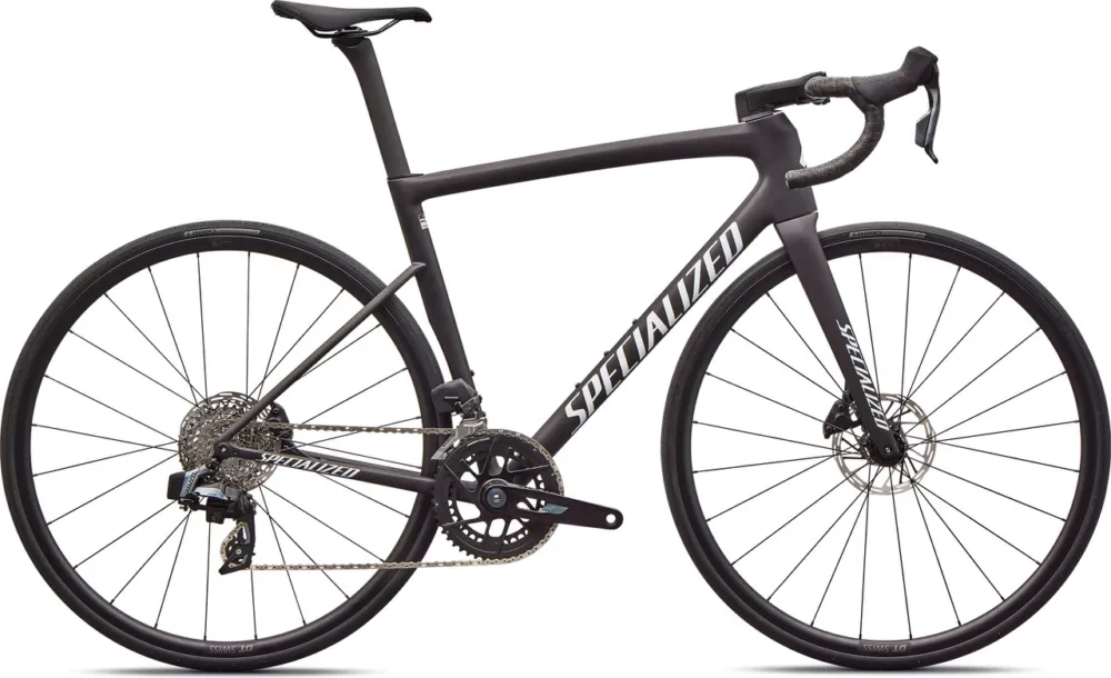Specialized Tarmac SL8 Comp AXS 28" Carbon Rennrad - satin carbon-white | 28" | XXL | 44 mm | 175,0 mm Preis Gesenkt