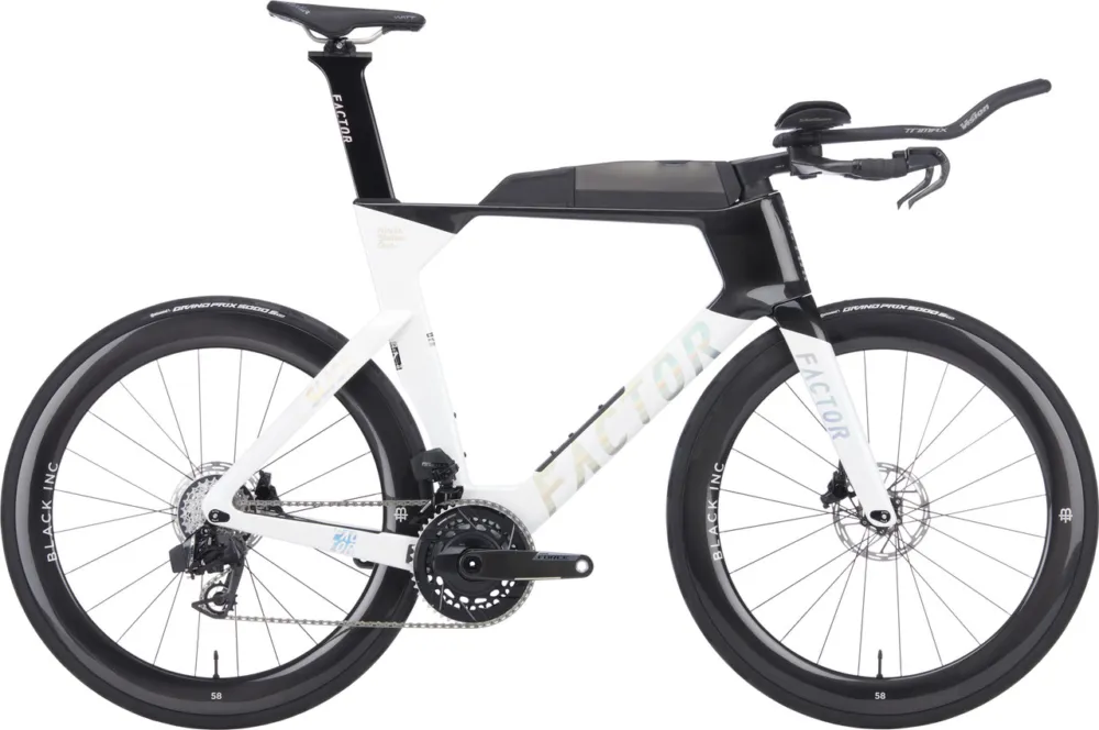 Nur Für Kurze Zeit Factor Slick 2.0 Force PM Triathlon-Rad - shadow white | 43 mm | L | 28"