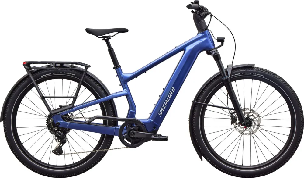 Specialized Turbo Vado EVO 3 4.0 27,5" E-Trekking-Bike - gloss pacific blue-dune white | 170,0 mm | L | 27,5" (650B) | 44 mm Zertifiziert