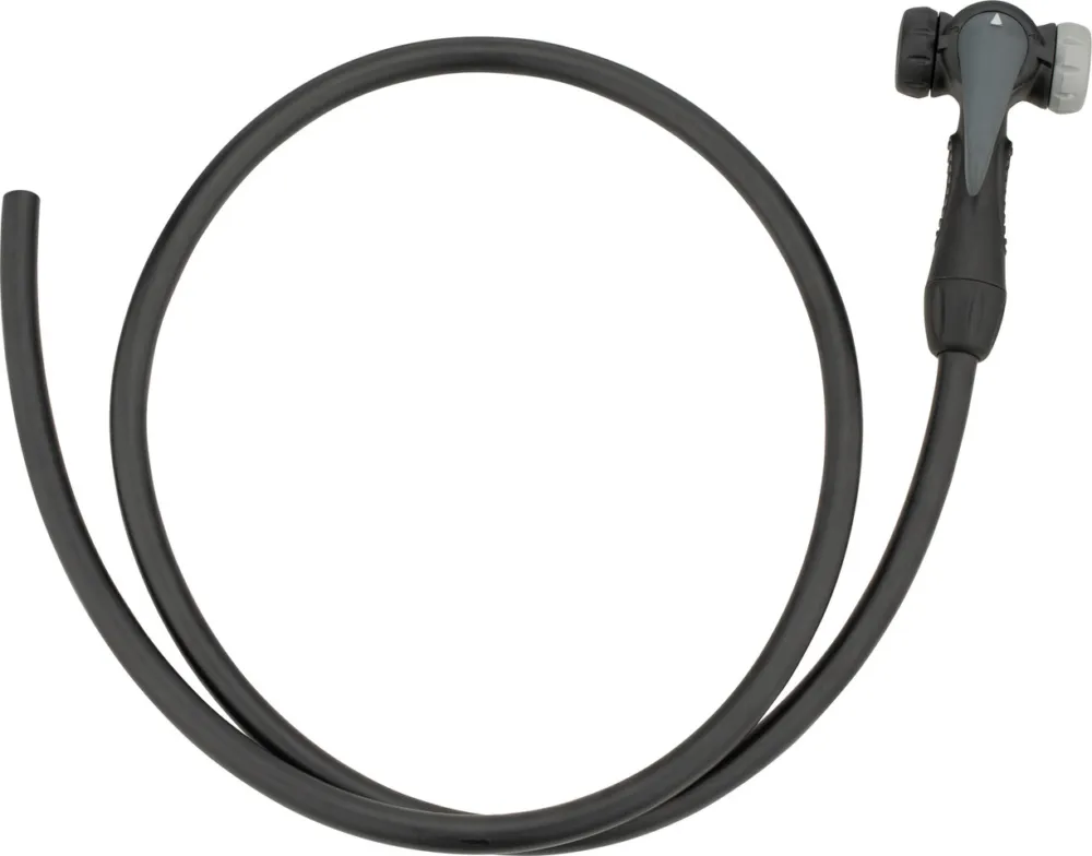 3min19sec Ersatzschlauch mit Pumpenkopf für Standpumpe - schwarz-grau Top-Angebot