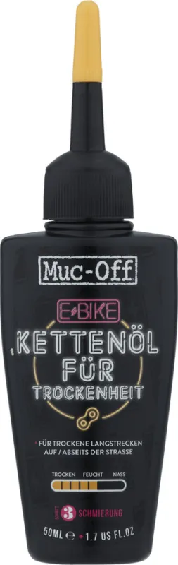 Muc-Off E-Bike Dry Chain Lube Kettenschmiermittel - universal | 50 ml Nur Heute