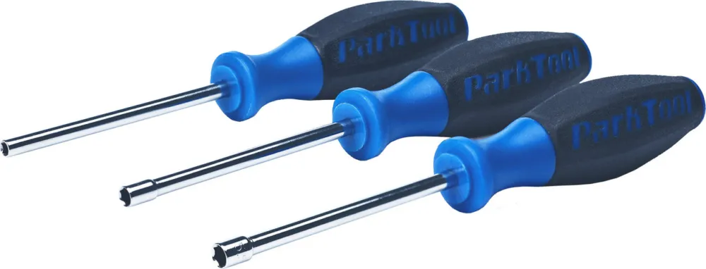 Neu ParkTool Nippelspanner SW-16/SW-16.3/SW-17/SW-18/SW-19 für innenliegende Nippel - schwarz-blau | 5 mm