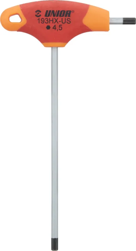 Unior Bike Tools Innensechskant-Stiftschlüssel mit T-Griff 193HX - red | 4,5 mm Angebot