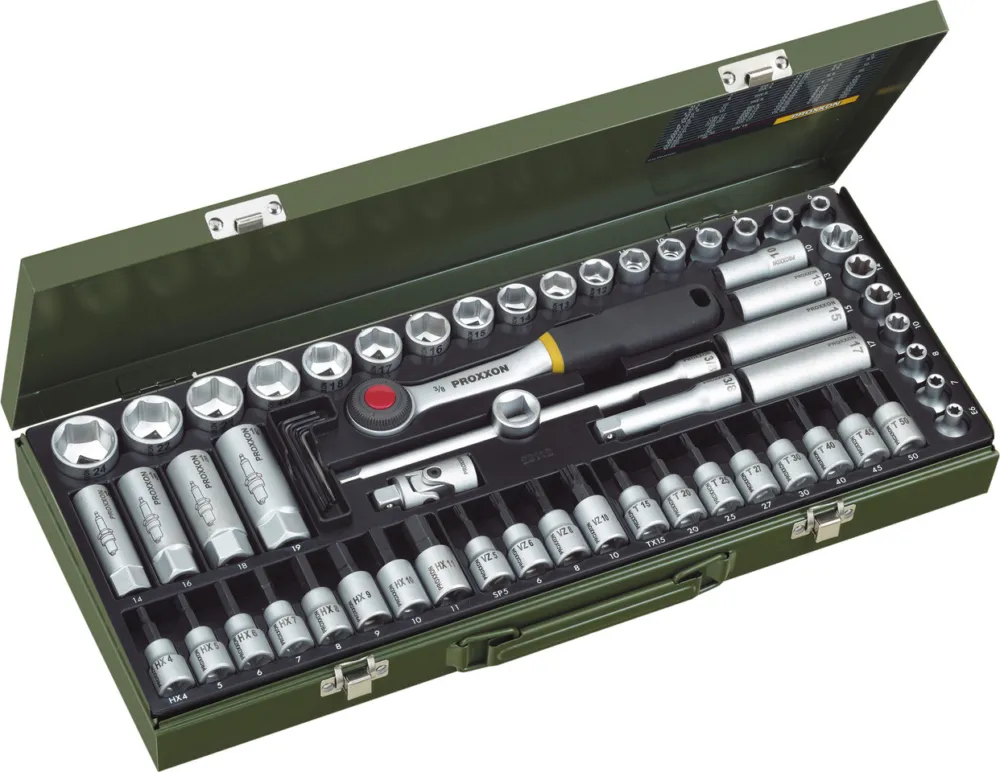 Kostenfreie Lieferung Proxxon 3/8" Super-Kompaktset 65-teilig - universal