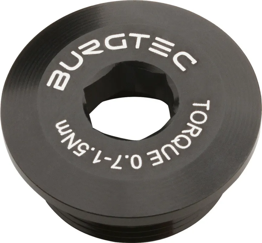 Ausverkauf Burgtec Kurbelarmschraube für Shimano Hollowtech II/E-Bike Motor - burgtec black